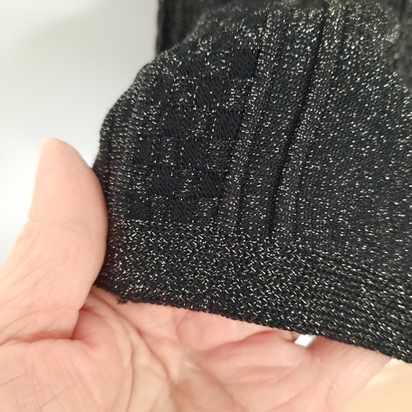 Nanette Lepore Lurex Ribbed knit Midi Skirt Pull On Elegant Womens Size M New - Picture 12 of 13